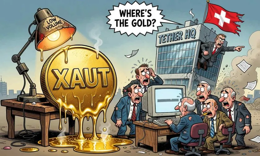 XAUT se estanca en USD 1.946 mientras el volumen se desploma un 67,87%