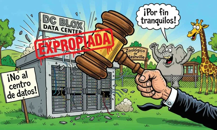Nashville aprueba expropiación forzosa para frenar centro de datos de $700 millones