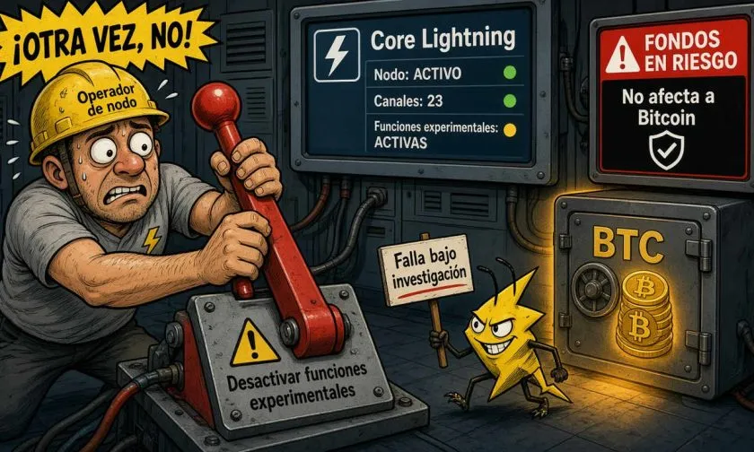 Core Lightning advierte sobre riesgos en nodos y pide desactivar funciones experimentales
