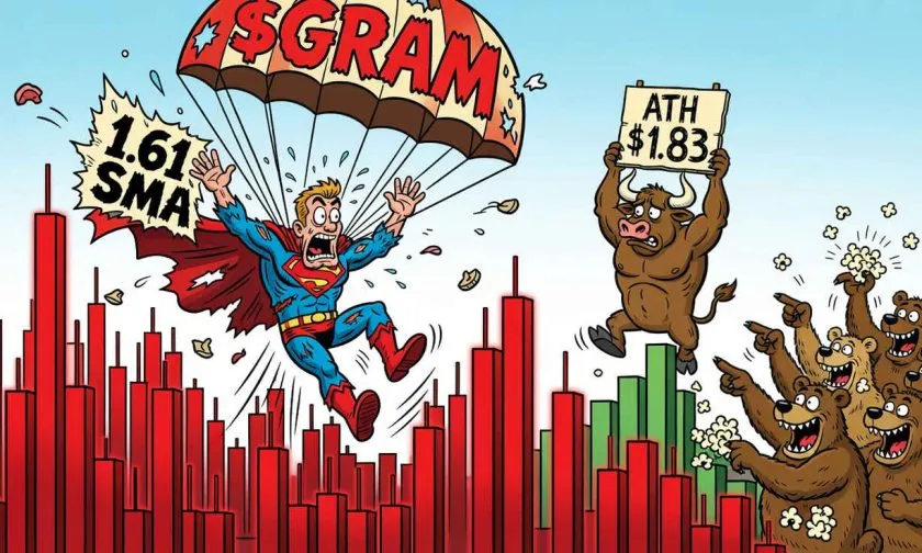 $GRAM se desploma un 20% desde su máximo histórico en solo dos semanas — 18 de julio de 2026