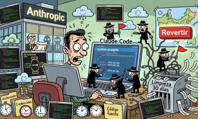 Anthropic revierte código oculto en Claude Code tras acusaciones de rastrear usuarios chinos