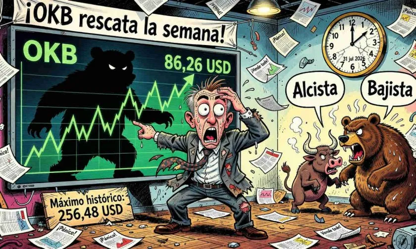 OKB desafía la corrección anual: trepa a 86,26 dólares mientras el volumen se repliega un 5,28%