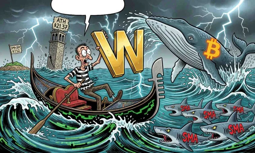 Venice Token (VVV) retrocede a mínimos de tres semanas: ¿fin del rally o pausa saludable?