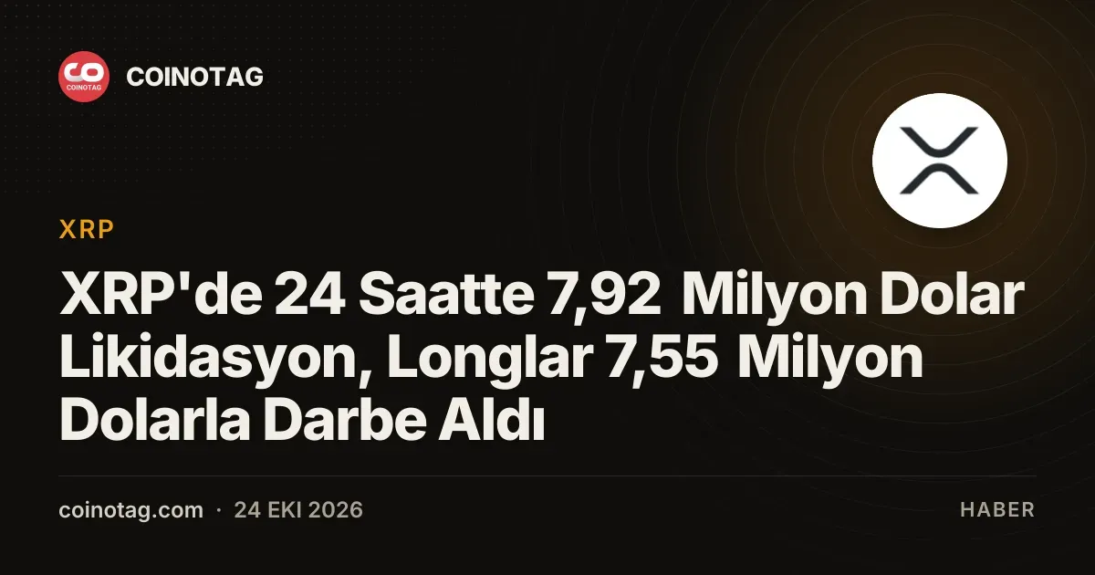 XRP long pozisyonlari 7,55 milyon dolarlik tasfiye dalgasiyla karsilasti