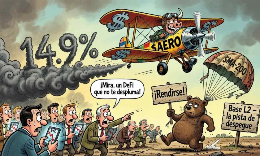 Aerodrome Finance ($AERO) vuela un 14.9% y marca máximos de varias semanas ante renovado interés institucional