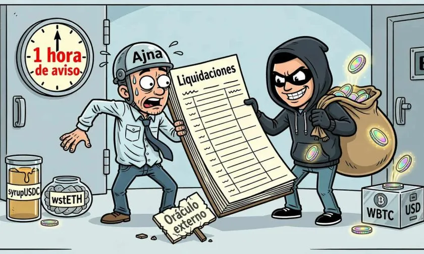 Ajna Protocol podría haber perdido USD $775.000 por exploit en liquidaciones