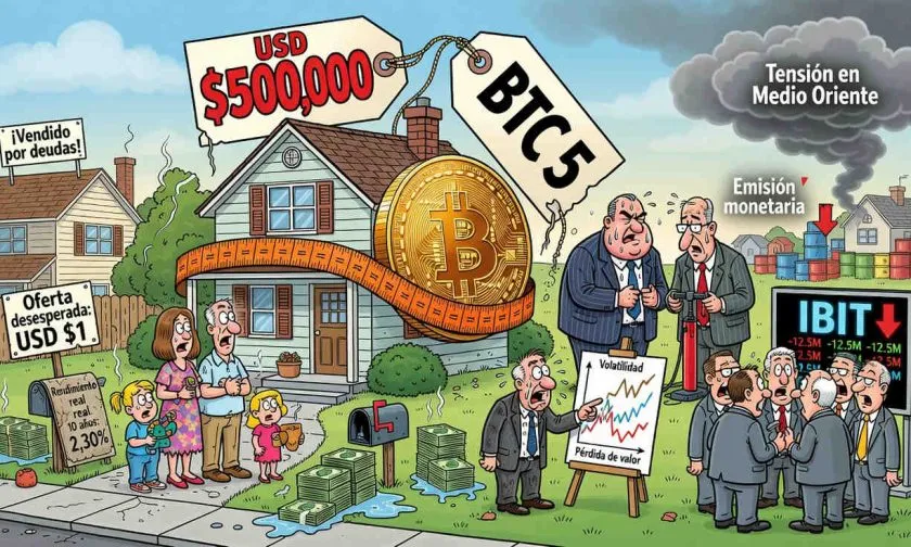 ¿Las viviendas se encarecen o el dólar se debilita? Medir en Bitcoin expone una dura realidad