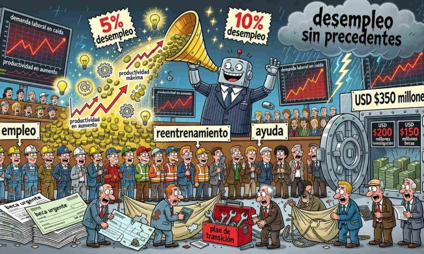 Anthropic propone plan ante desempleo por IA y promete financiar parte de la respuesta