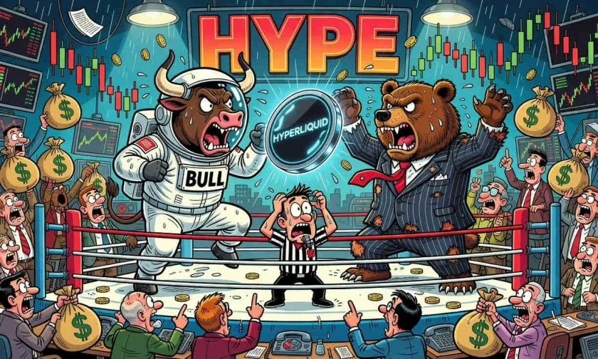 HYPE cae un 3.65% mientras el mercado digiere el reciente máximo histórico