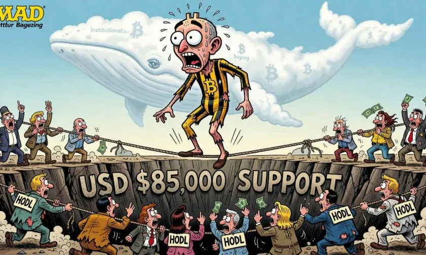 Bitcoin en la cuerda floja: los USD $85.000 definen el próximo gran movimiento (28/3)