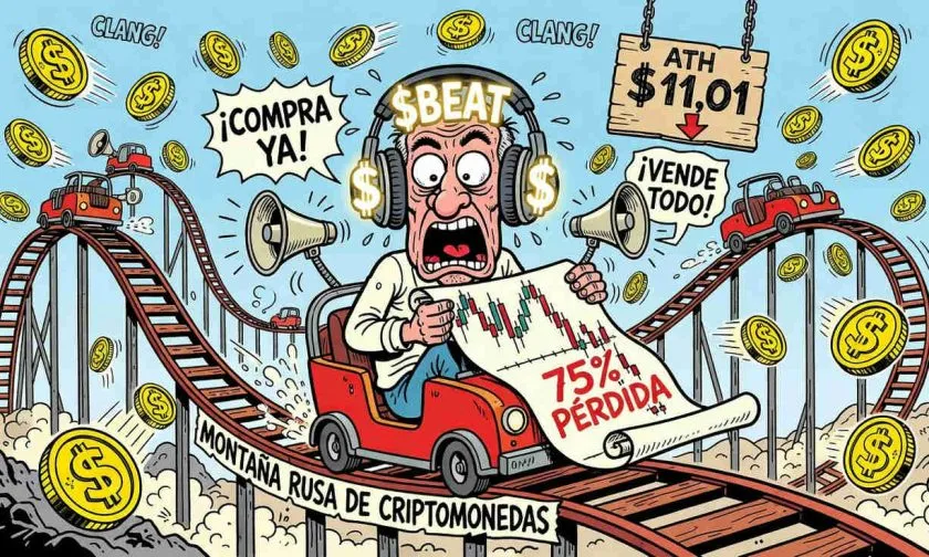 Audiera ($BEAT) rebota un 5% este 12 de julio tras perder 67% en un mes: ¿suelo o trampa?