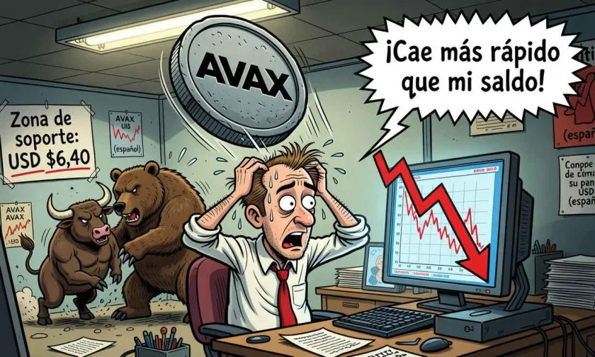 Avalanche (AVAX) cotiza a $6,51 y muestra estabilización en medio de correcciones