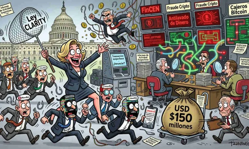 Senado de EE. UU. impulsa USD $150 millones para perseguir estafas cripto con la ley CLARITY