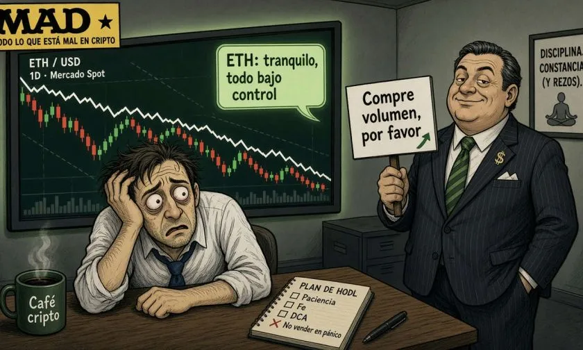 Ethereum se mantiene estable en USD $2.691 con avance semanal de 4,37%