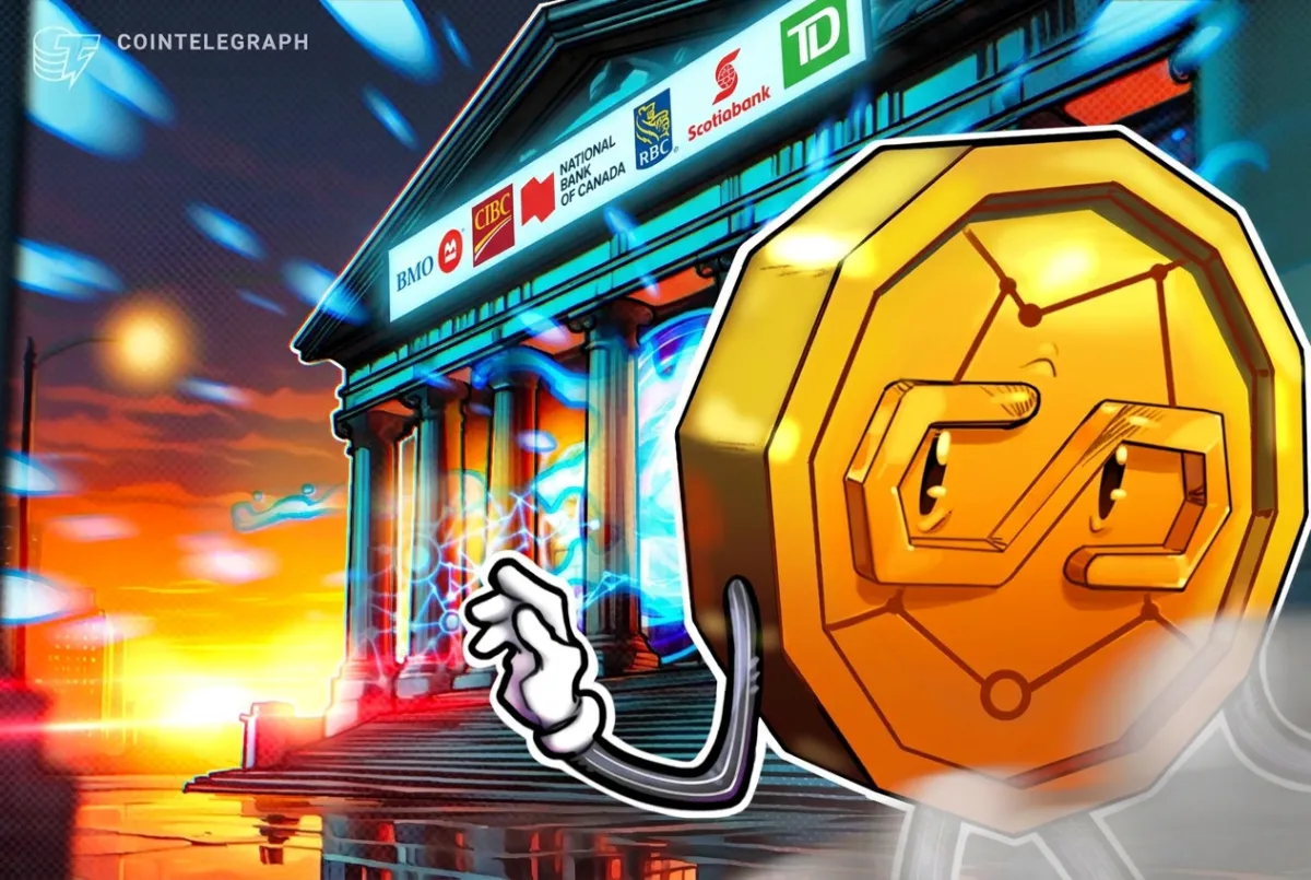 Os seis maiores bancos do Canadá exploram depósitos tokenizados em dólares canadenses