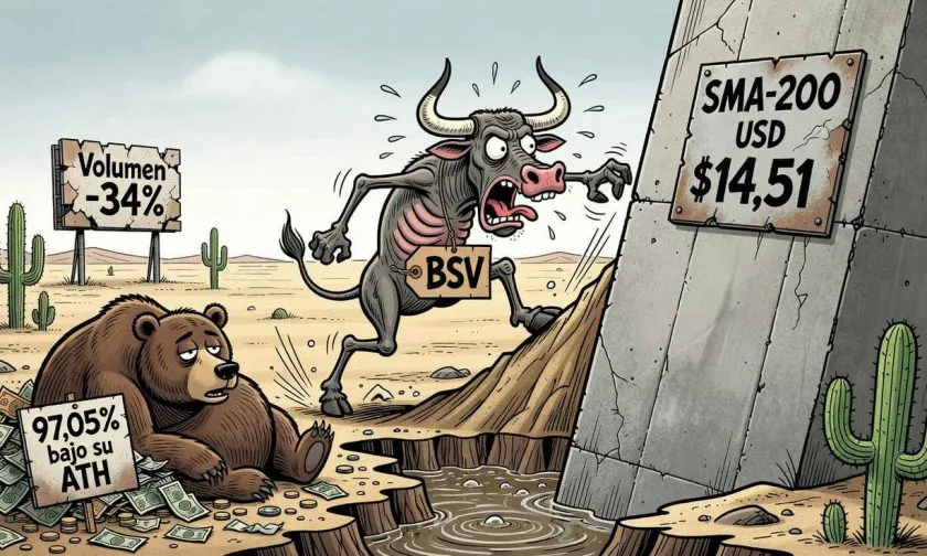 Bitcoin SV se acerca a la SMA-200 mientras el repunte semanal desafía la tendencia bajista del 52% anual
