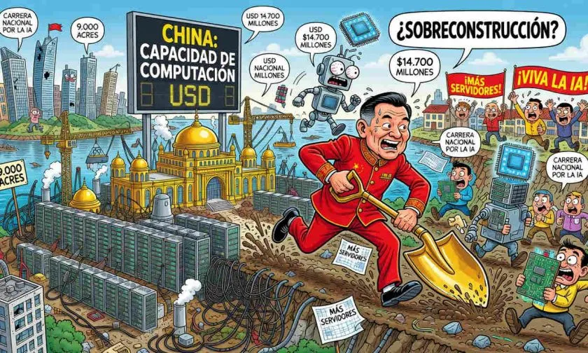 China acelera la construcción de centros de datos para impulsar su carrera de inteligencia artificial