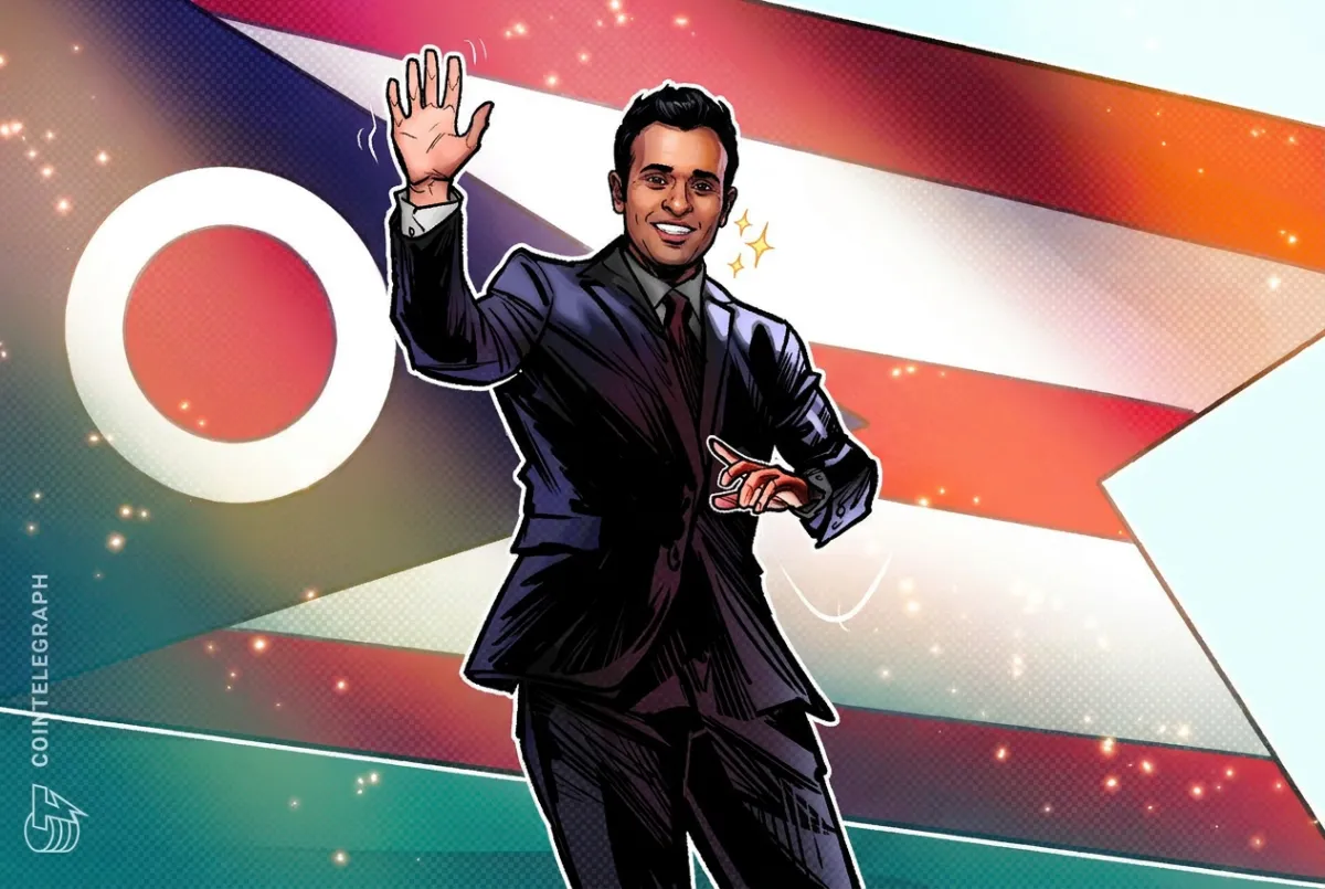 Vivek Ramaswamy's Ohio campaign downplays crypto focus seen in presidential race