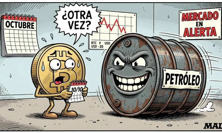 Bitcoin se aproxima al aniversario de liquidaciones récord mientras el petróleo supera los USD $100