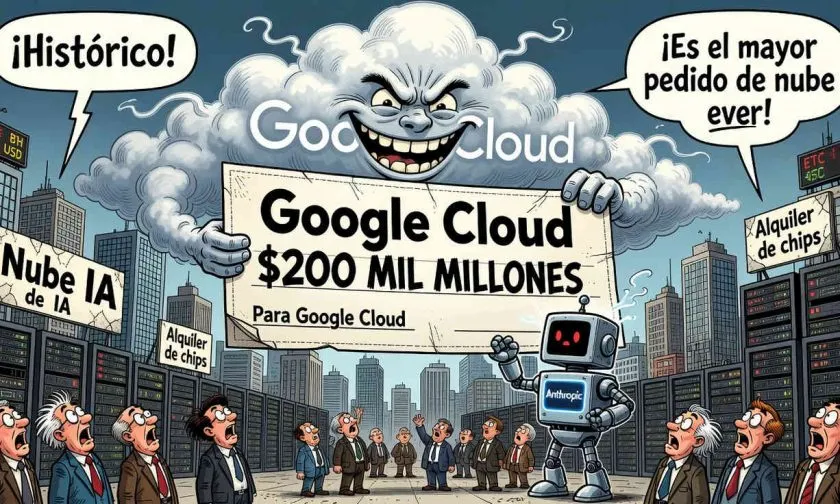 Anthropic sella acuerdo de USD $200.000 millones con Google Cloud: la mayor promesa de gasto en nube
