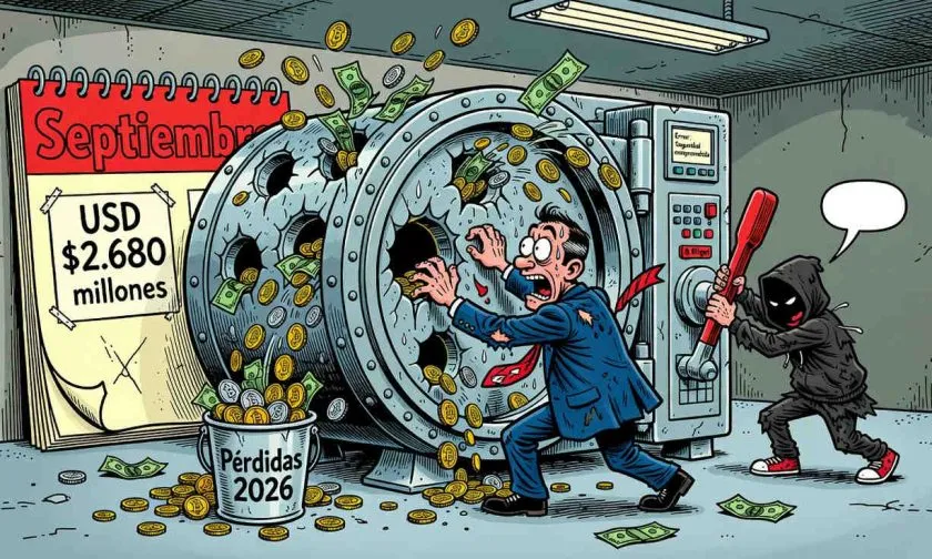 Cinco ataques concentraron casi 60% de pérdidas por robos cripto hasta 2026