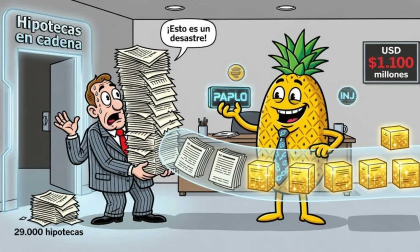 Pineapple Financial lleva más de USD $1.000 millones en hipotecas a la blockchain de Injective