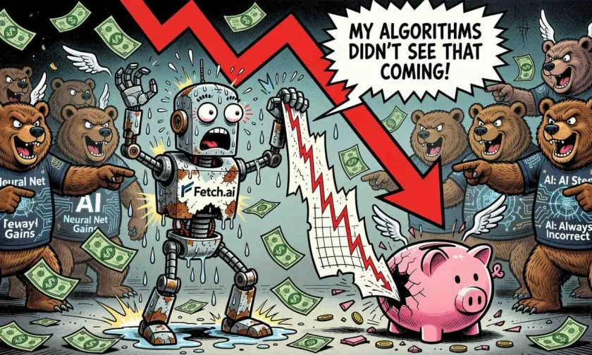 Fetch.ai se desploma un 21% en un solo día: ¿Es el fin del hype de las cripto-IA?
