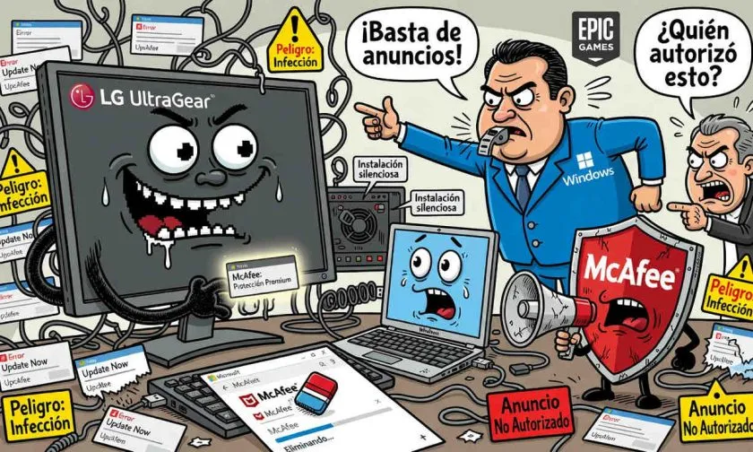LG retira el aviso de McAfee tras la intervención del jefe de Windows