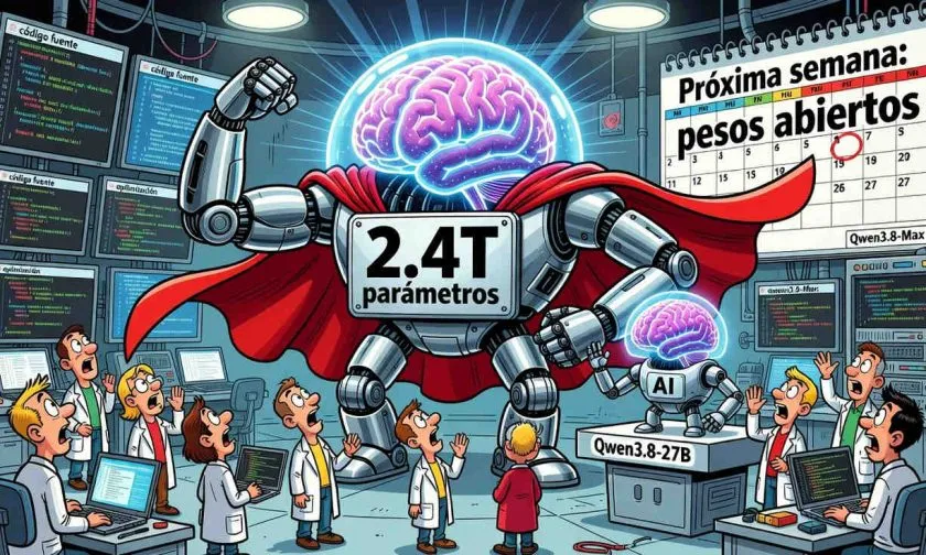 Qwen3.8-Max: Alibaba presenta su modelo más potente con 2,4 billones de parámetros