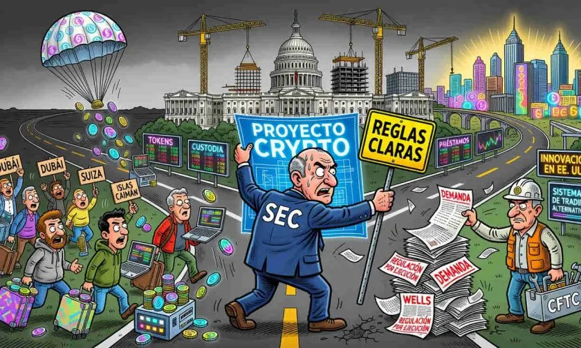 SEC apuesta por Project Crypto para frenar la fuga de empresas cripto de Estados Unidos