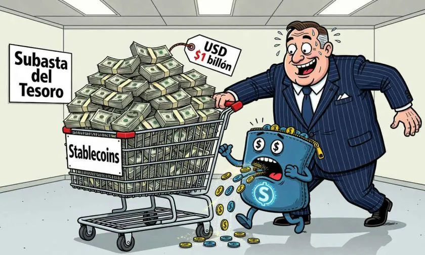 Bessent prevé que stablecoins compren hasta $1 billón en deuda de EE.UU.
