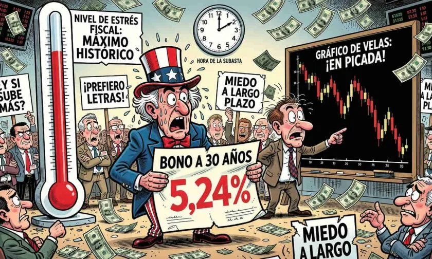 EE.UU. enfrenta tasas de deuda a 30 años más altas en 25 años, crisis fiscal en puerta