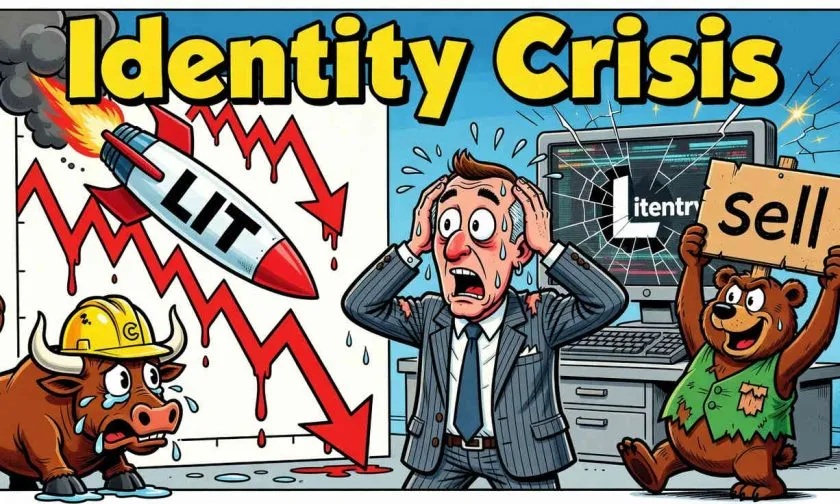 Litentry se desploma 4,35% mientras el volumen explota un 144% sobre el promedio