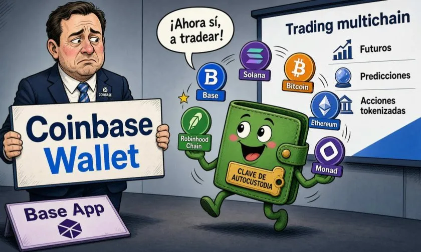 Coinbase considera renombrar Base App a Coinbase Wallet tras cambios estratégicos