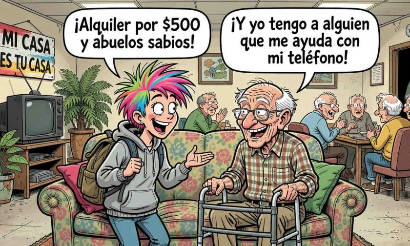 Estudiantes de la Generación Z hallan vivienda asequible en comunidades de retiro