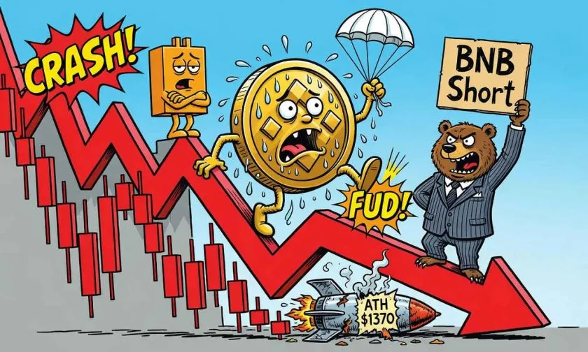 Binance Coin ($BNB) rebota 1,15% pero la presión bajista de largo plazo persiste – 10 de julio de 2026