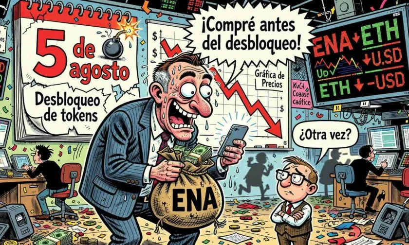 Arthur Hayes compra 9 millones de ENA horas antes del desbloqueo de Ethena