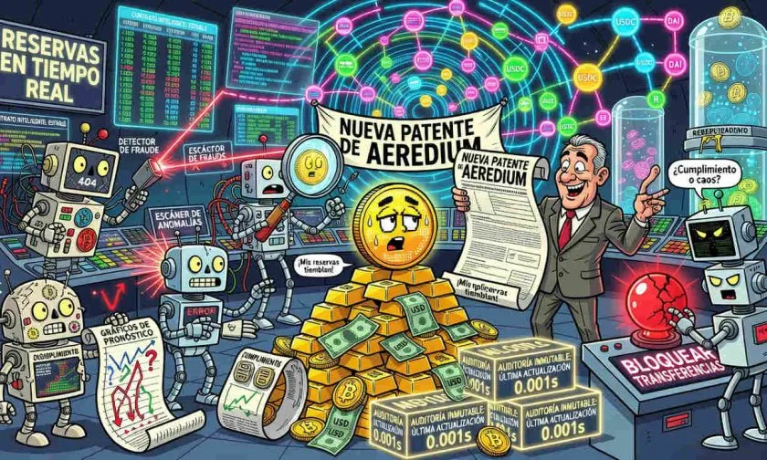 AEREDIUM obtiene patente en EE. UU. para auditar reservas digitales con inteligencia artificial