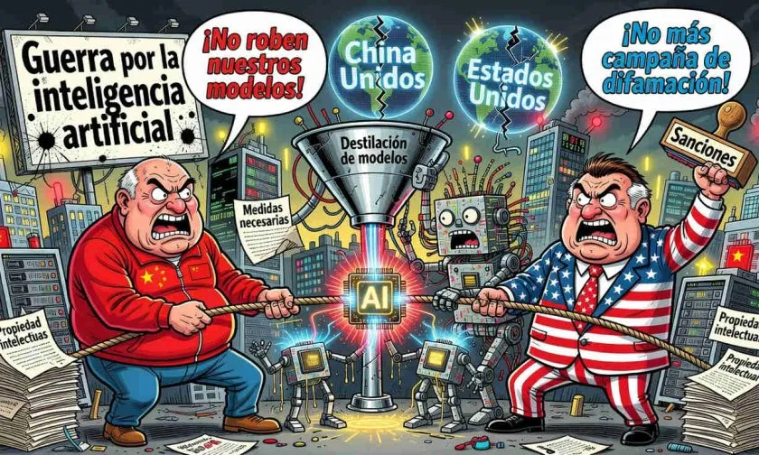 China amenaza con responder si EE. UU. sanciona a sus empresas de IA