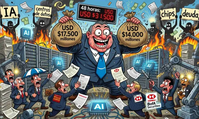 Amazon suma USD $17.500 millones en préstamos bancarios mientras aumenta gasto en IA