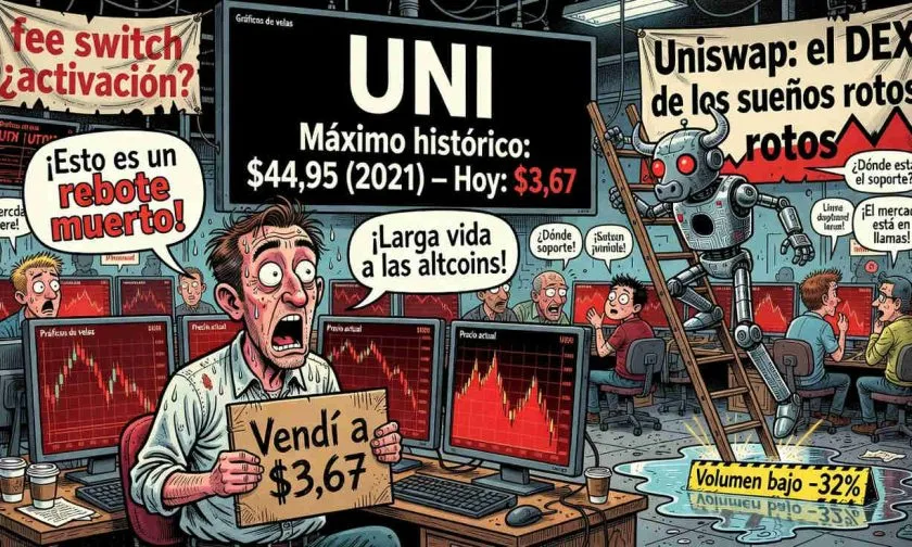Uniswap ($UNI) en la cuerda floja: ¿Recuperación real o trampa alcista? Análisis del 26/07/2026