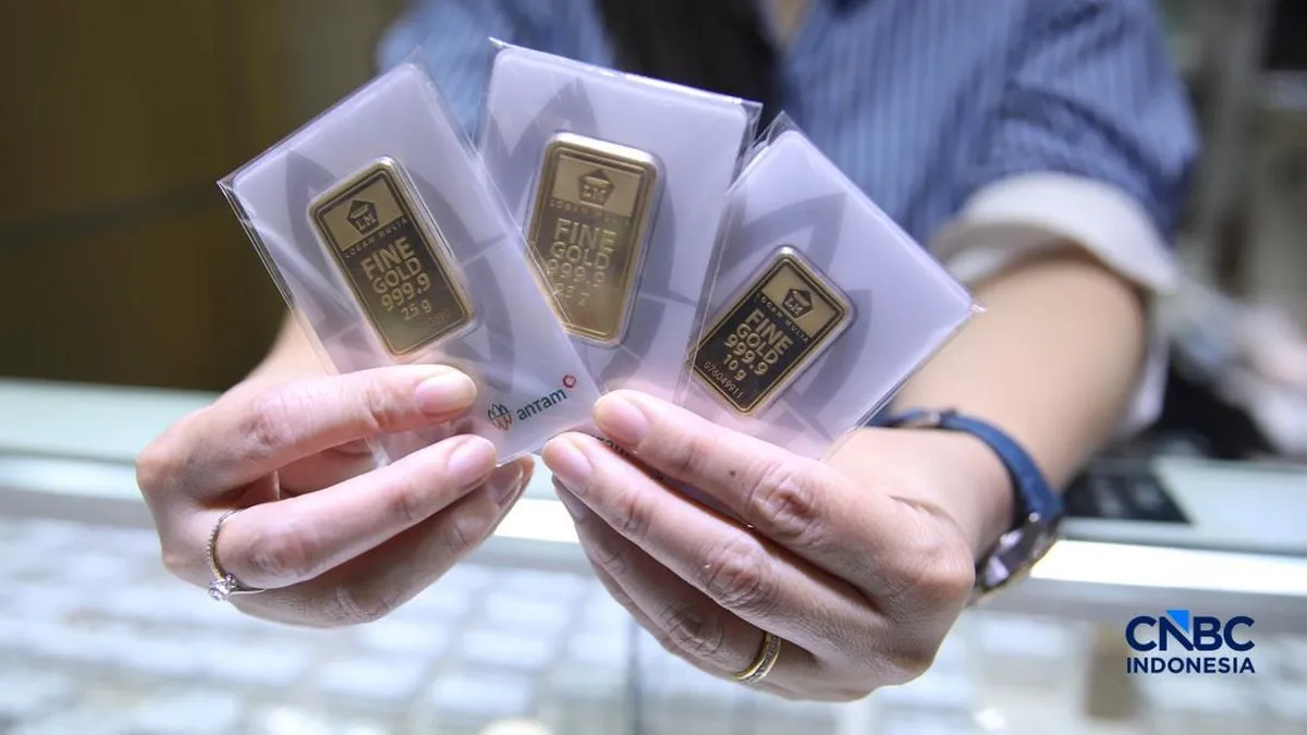 Harga Emas Bertengger di Atas US$4.000, Bagaimana Prospek Saham Antam?