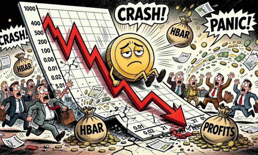 HBAR retrocede 2,38% con volumen debilitado el 24 de junio
