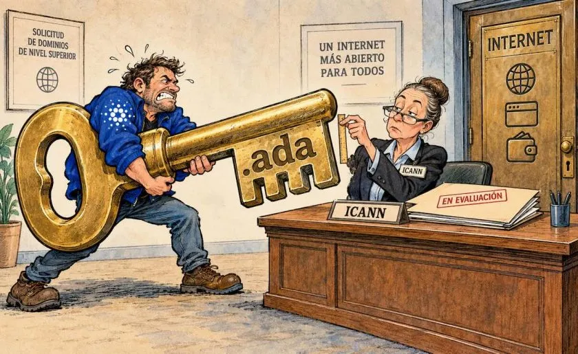 Cardano avanza con .ada ante ICANN para conectar la Web2 y la Web3