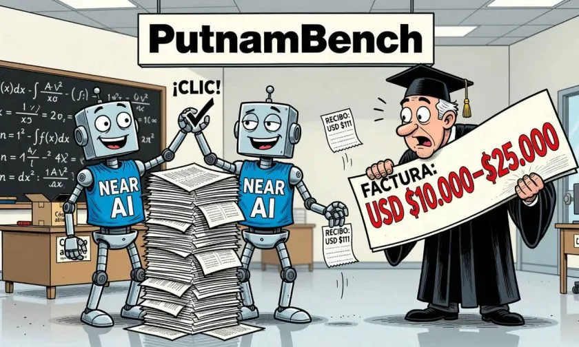 NEAR AI logra resolver 672 problemas matemáticos por solo USD $111