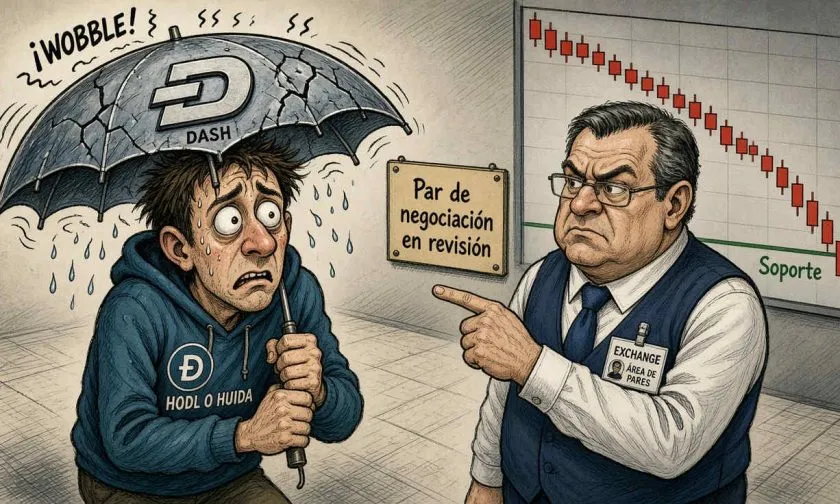 DASH reporta una variación de -5,92%, pero los precios de referencia no coinciden