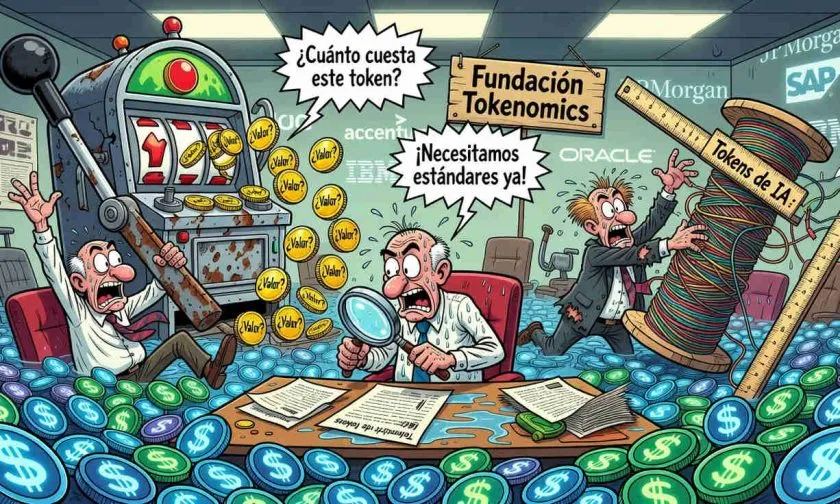 Fundación Tokenomics busca estandarizar costos de tokens de IA con respaldo de JPMorgan y Accenture