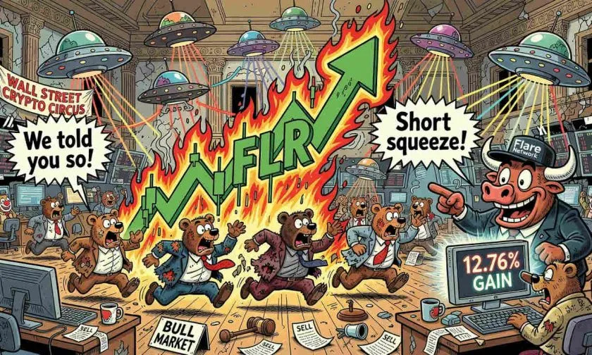 Flare (FLR) se dispara un 12,7% tras un repunte de volumen: ¿inicio de un nuevo ciclo alcista?