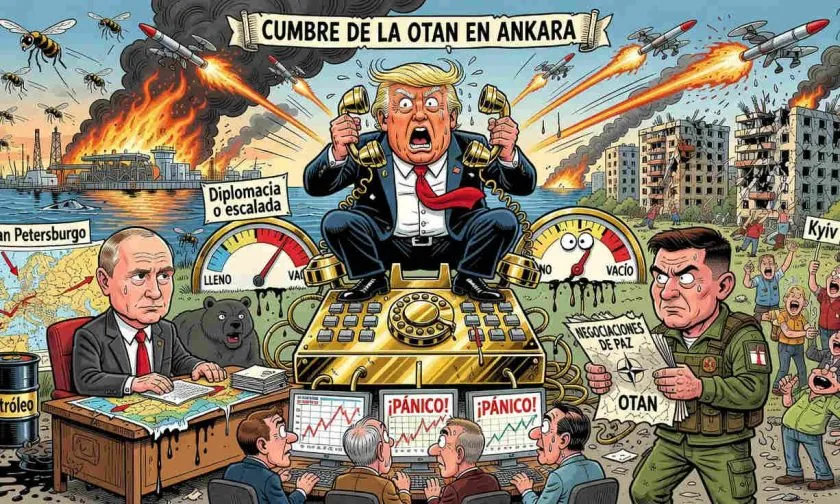 Mercados encienden alerta tras llamada de Trump a Putin, ataques entre Rusia y Ucrania