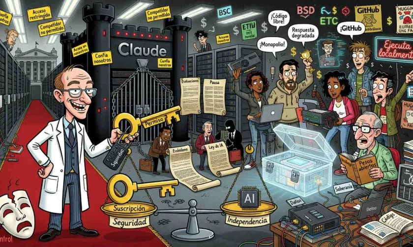 Anthropic y la batalla por el control de la inteligencia artificial abierta
